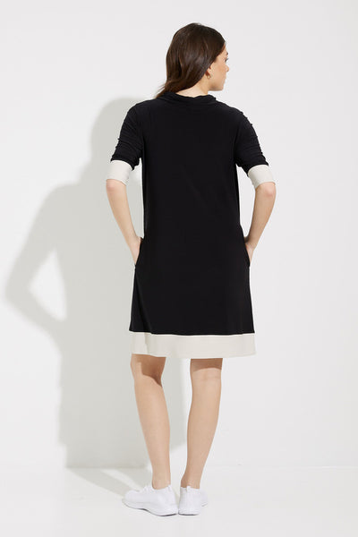 Hooded Sweater Dress Style 232093 Back.