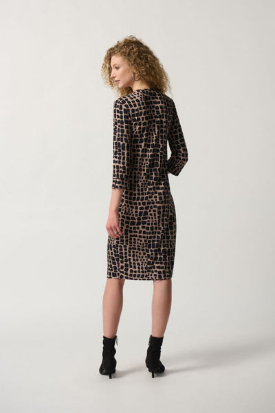 AnimalPrint Cocoon Dress Style 233073 Back.