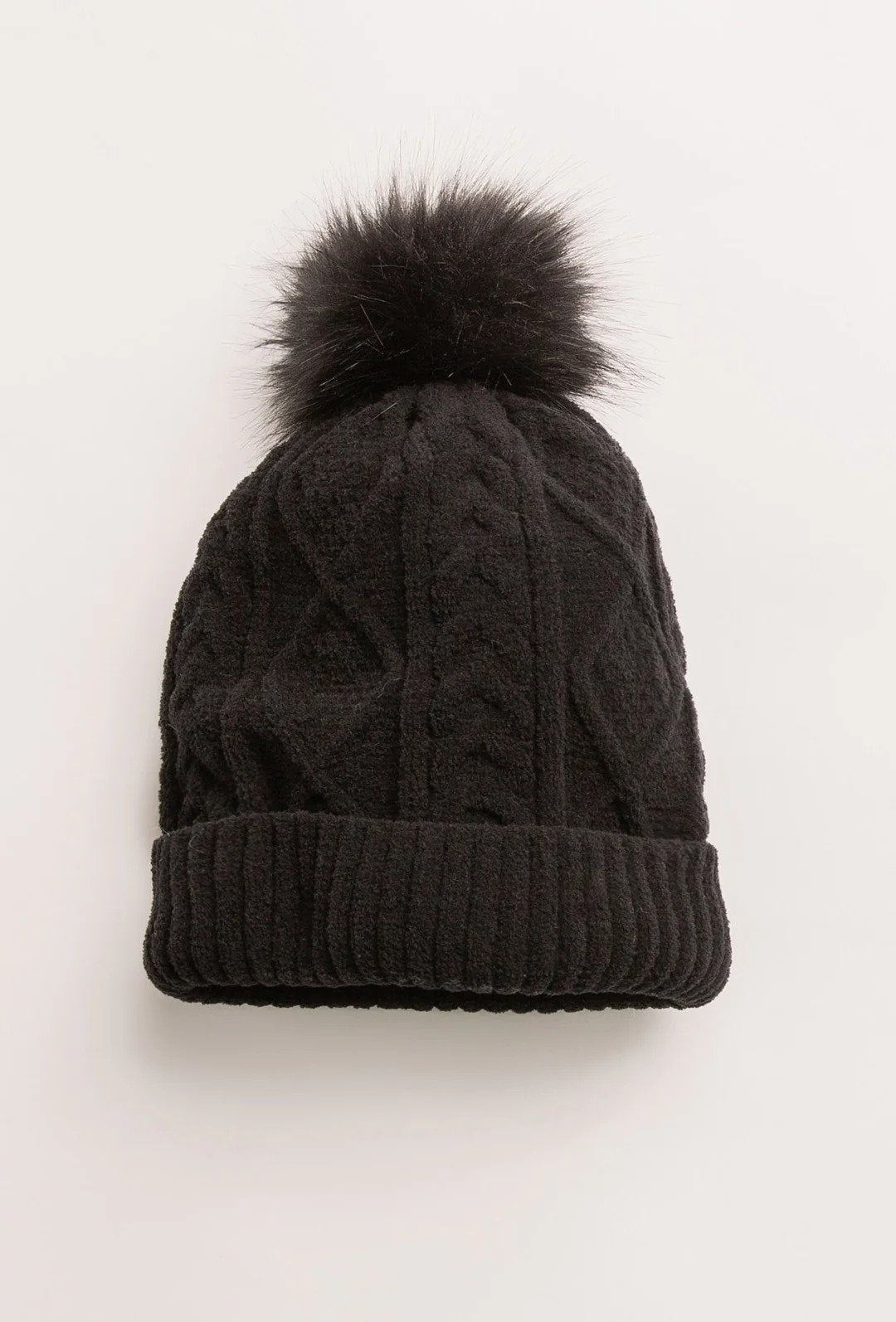Beanie black off Model.