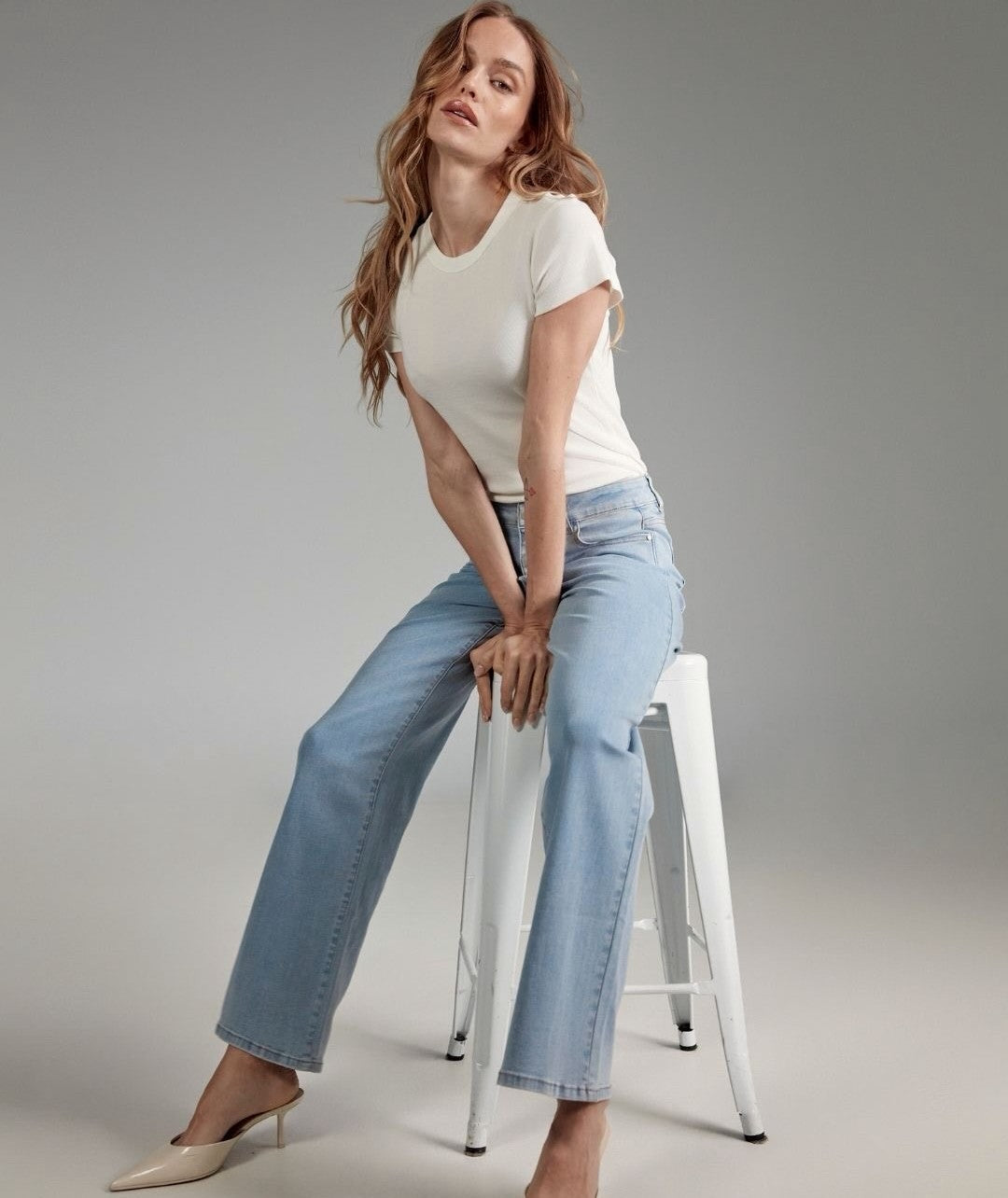 Charlie B Chloe Wide Leg Jeans