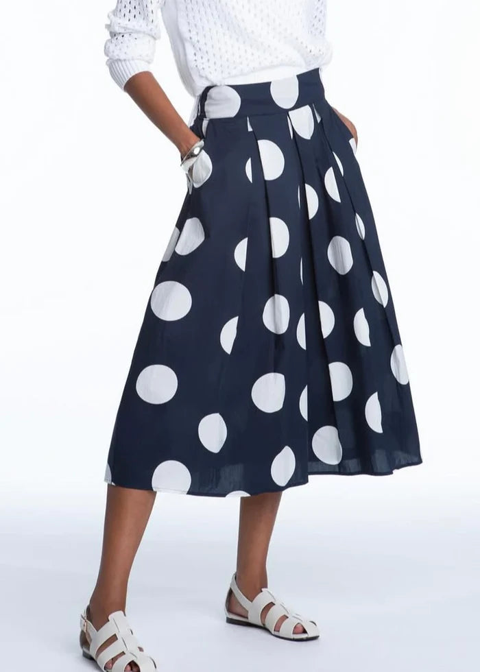 Elliott Lauren Dot Com Pleated Skirt 1
