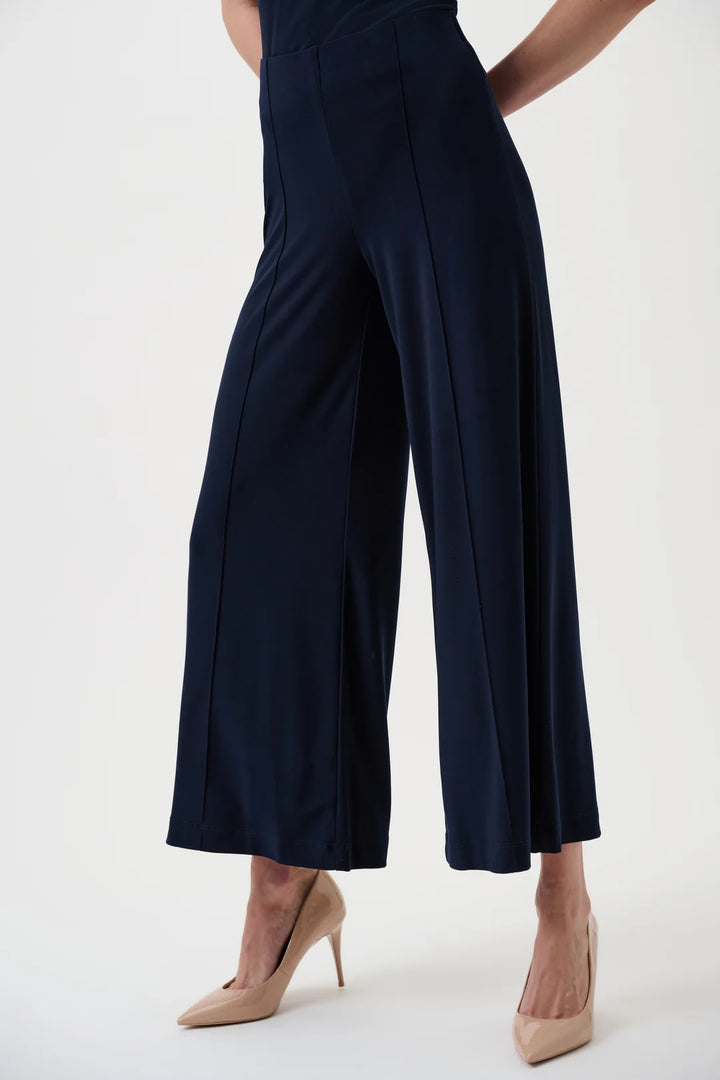 Joseph Ribkoff Pull-On Wide Leg Pants Style 251017 Midnight 1