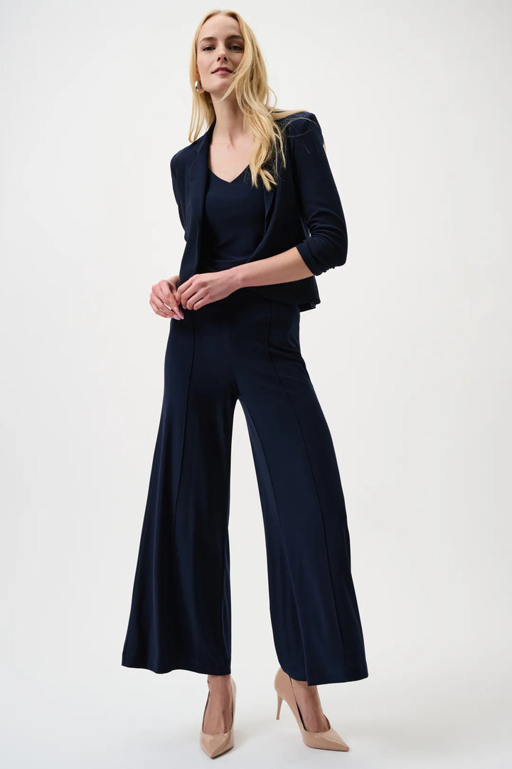 Joseph Ribkoff Pull-On Wide Leg Pants Style 251017 Midnight 2