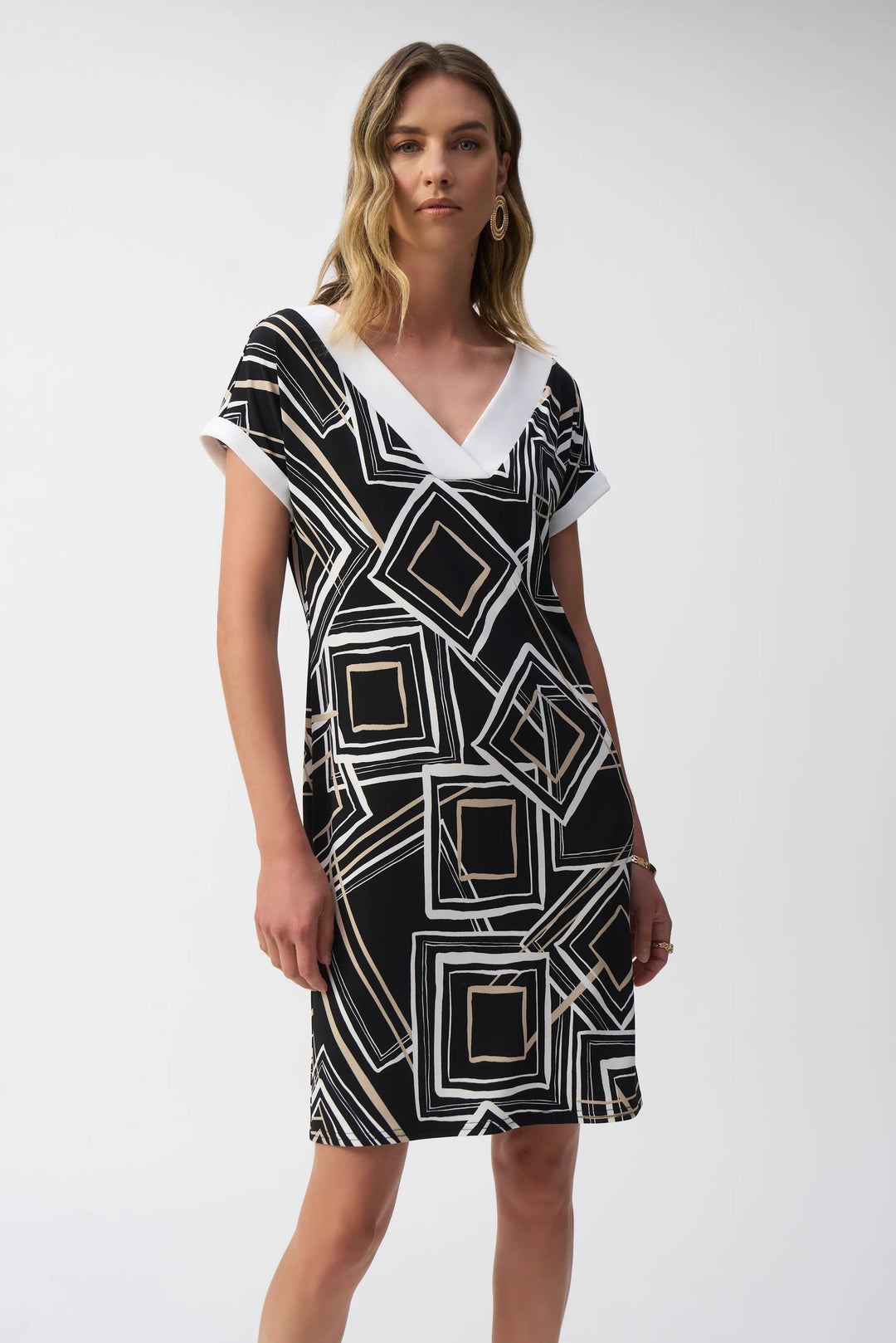 Geometric Shift Dress Style 251039 1