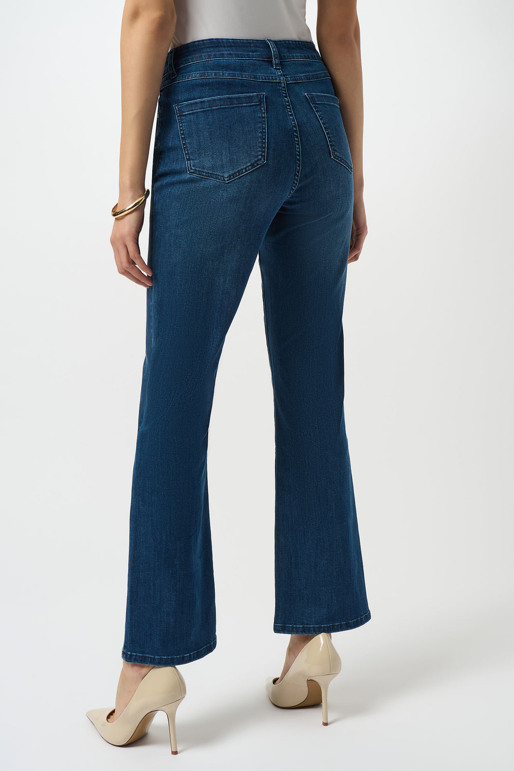 Joseph Ribkoff Medium Blue Denim Classic Bootcut Stretch Jeans 251967 - Brooke 2