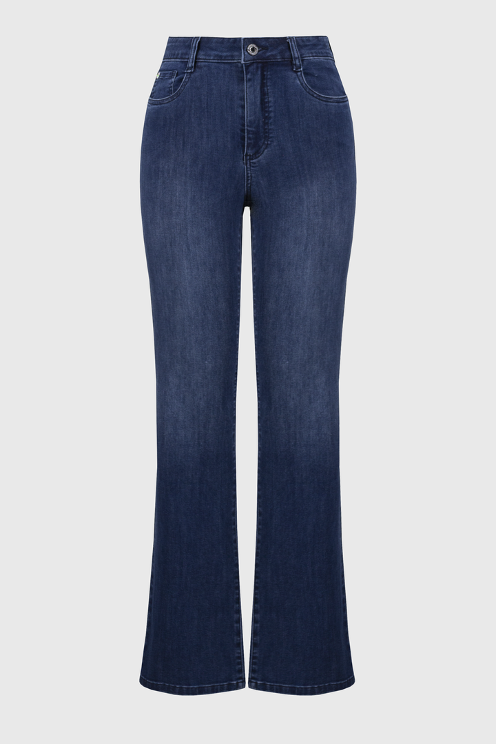 Joseph Ribkoff Medium Blue Denim Classic Bootcut Stretch Jeans 251967 - Brooke 4
