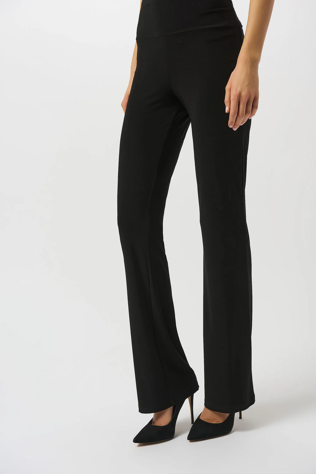 Silky Knit Flared Pull-On Pants Style 253007 1