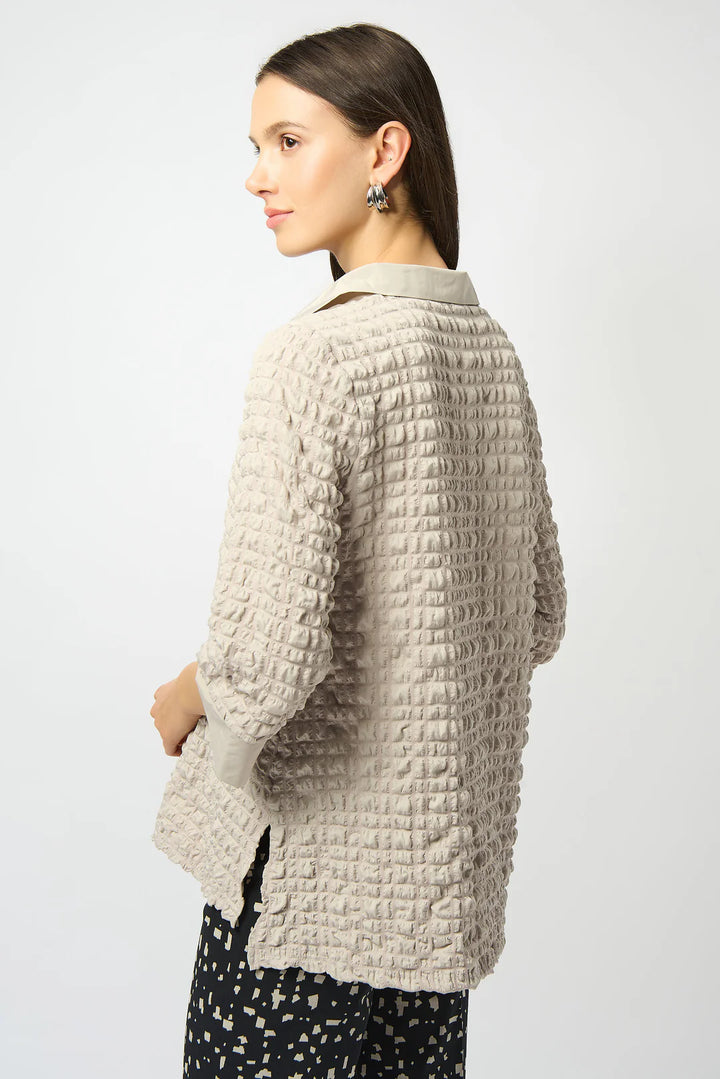Joseph Ribkoff Bubble Jacquard A-Line Top Style 253070 4