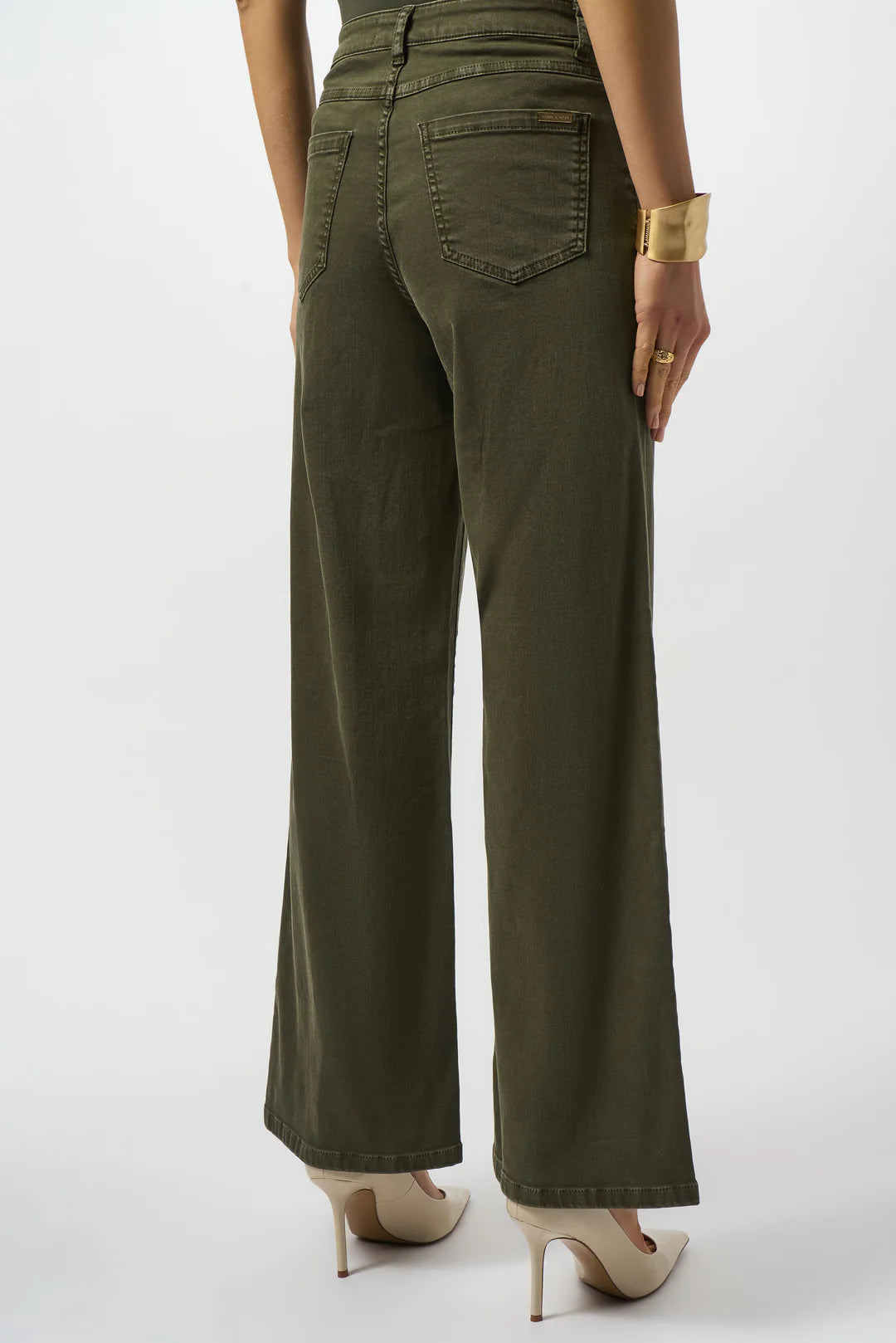 Joseph Ribkoff Classic Wide-Leg Stretch Denim Jeans Style 253950 5