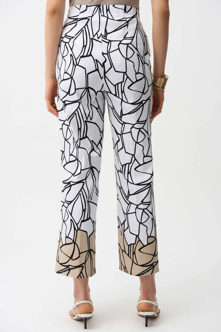 Joseph Ribkoff Millennium Abstract Print Wide Leg Pull-On Pants Style 261026 6