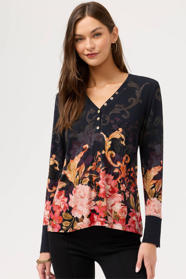 Johnny Was The Janie Favorite Henley Top Cheri 1