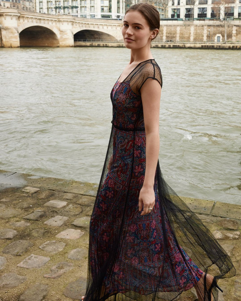 Justina Pleated Maxi Dress – Village Vogue