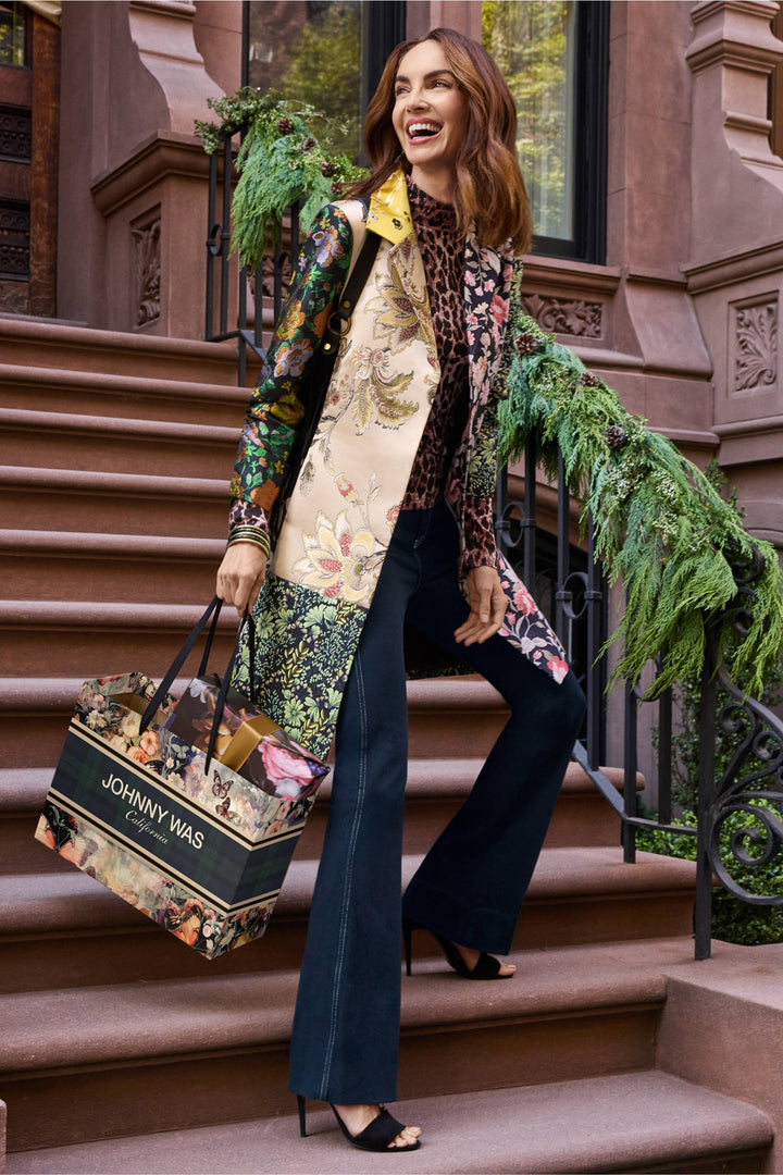 Johnny Was Limited Edition Jacquard Coat 1