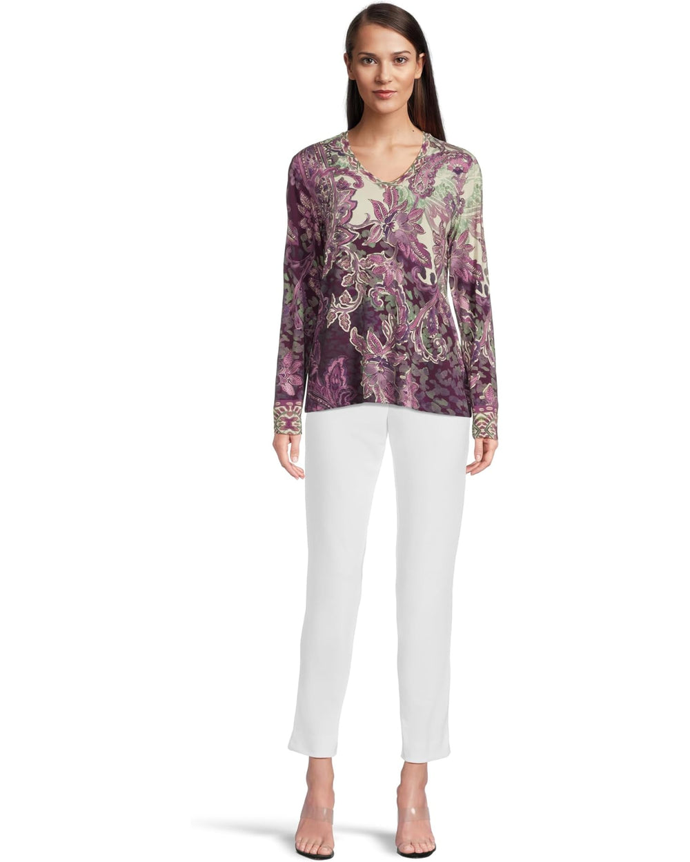 Johnny Was The Janie Favorite V-Neck Tee Anzio 2