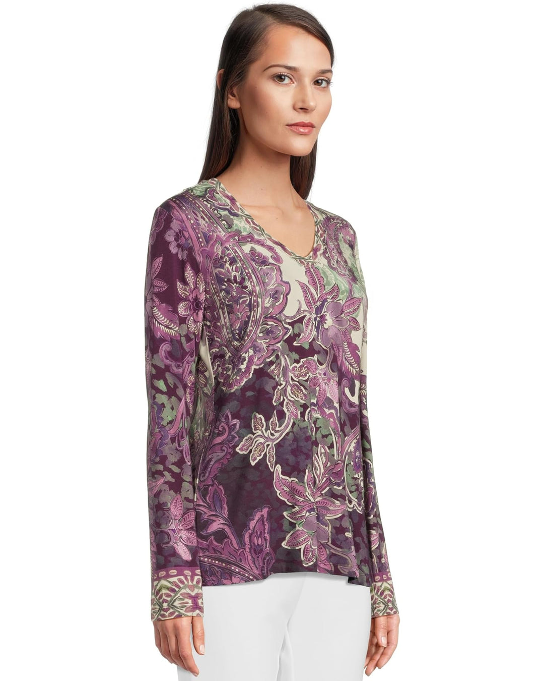 Johnny Was The Janie Favorite V-Neck Tee Anzio 3