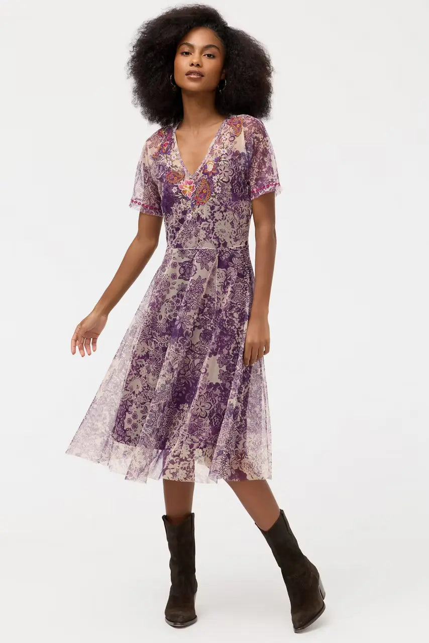 Johnny Was Mesh Dress - Sanya 2