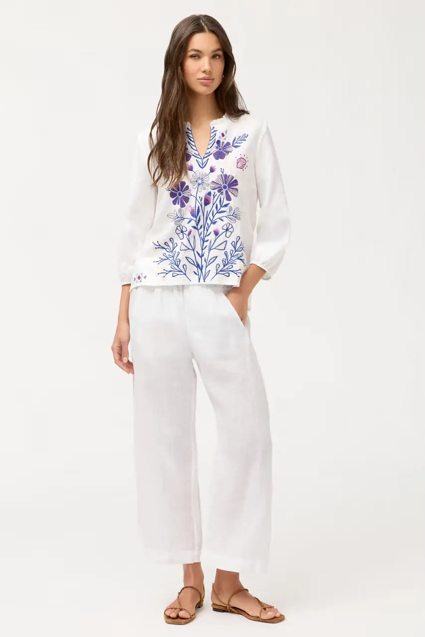 Johnny Was Ruffled Field Blouse - Adina 3