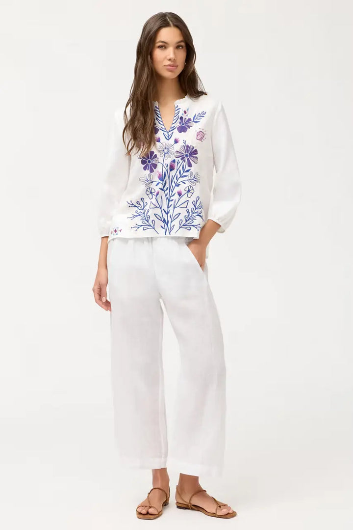 Johnny Was Ruffled Field Blouse - Adina 3
