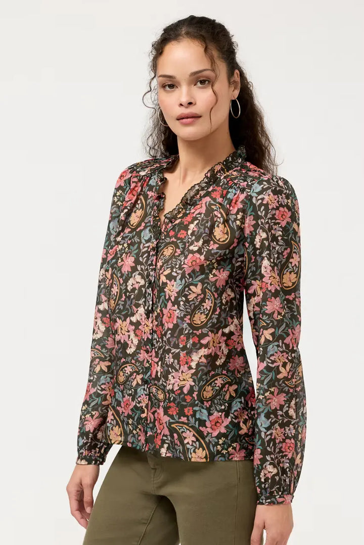 Johnny Was Hanneth Pintuck Blouse English Fields 2
