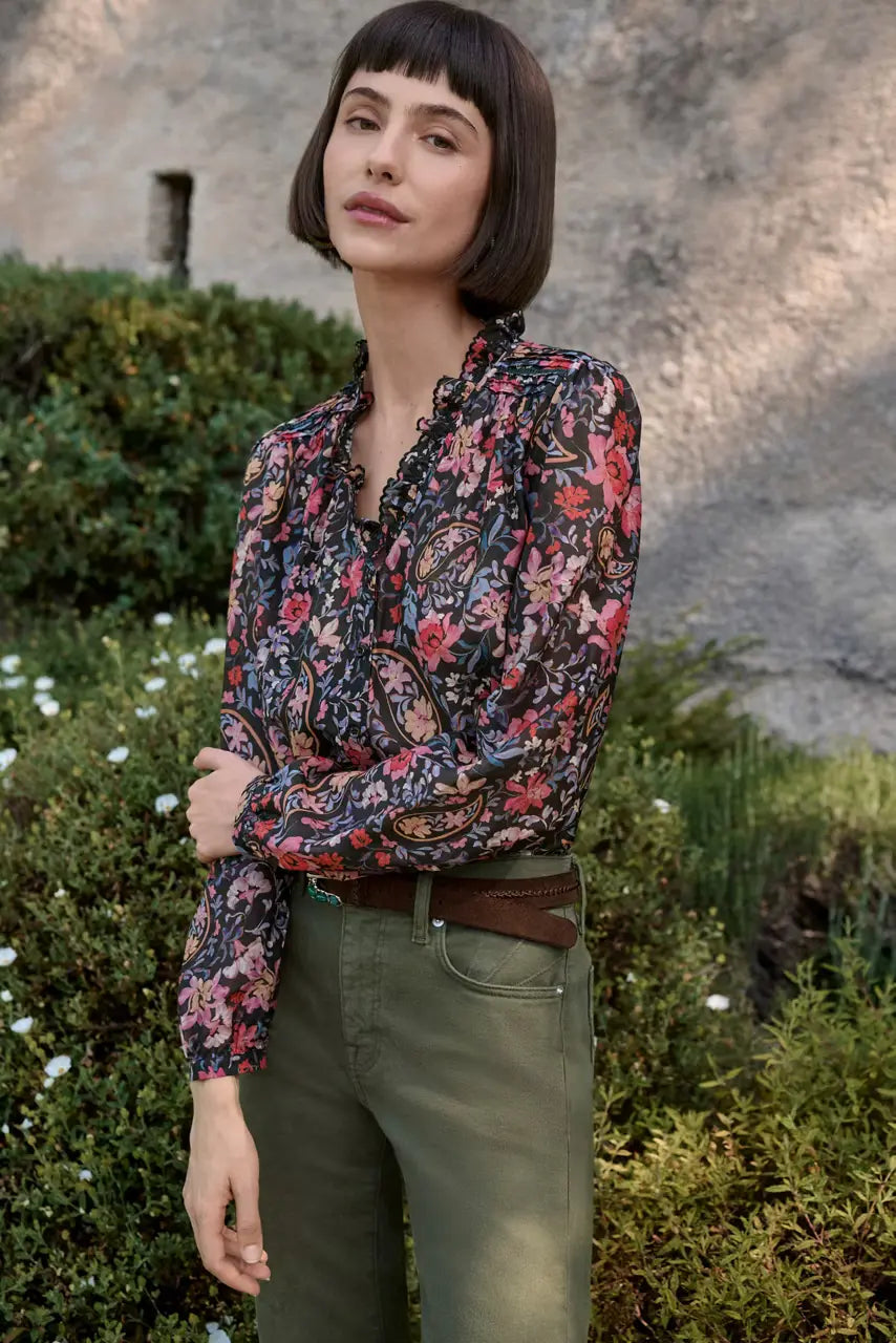 Johnny Was Hanneth Pintuck Blouse English Fields
