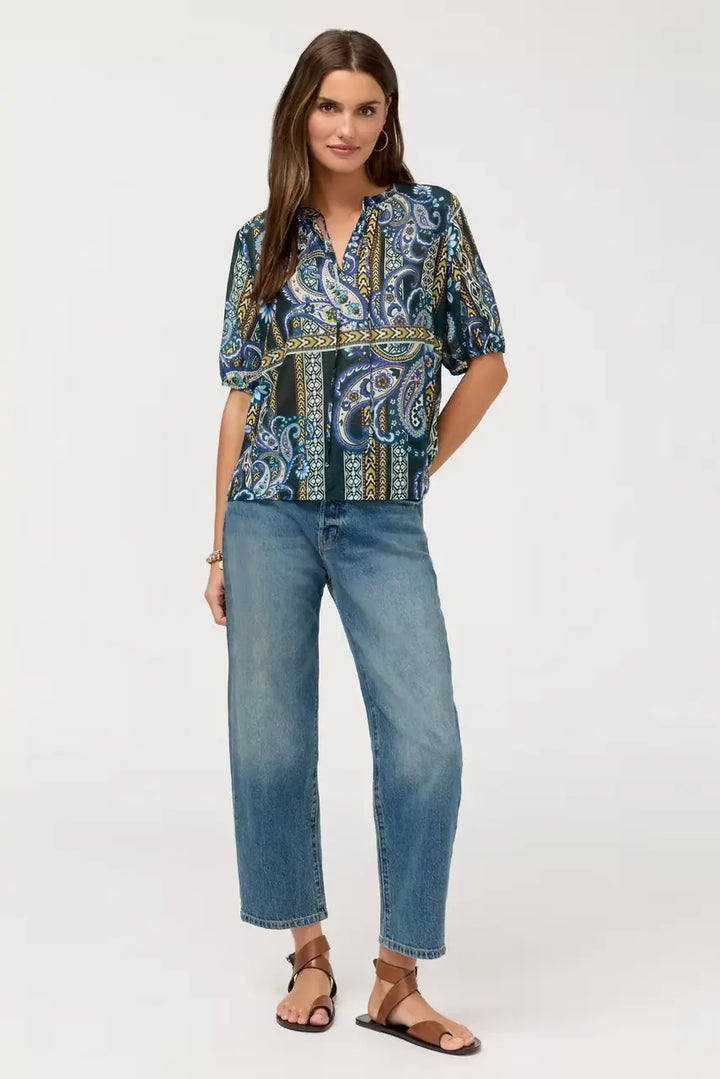 Johnny Was Margot Short Sleeve Blouse Montecito 3
