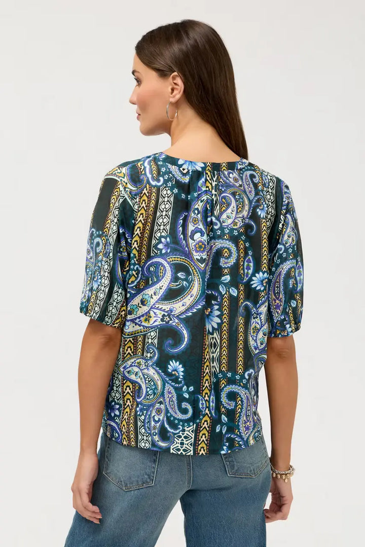 Johnny Was Margot Short Sleeve Blouse Montecito 5