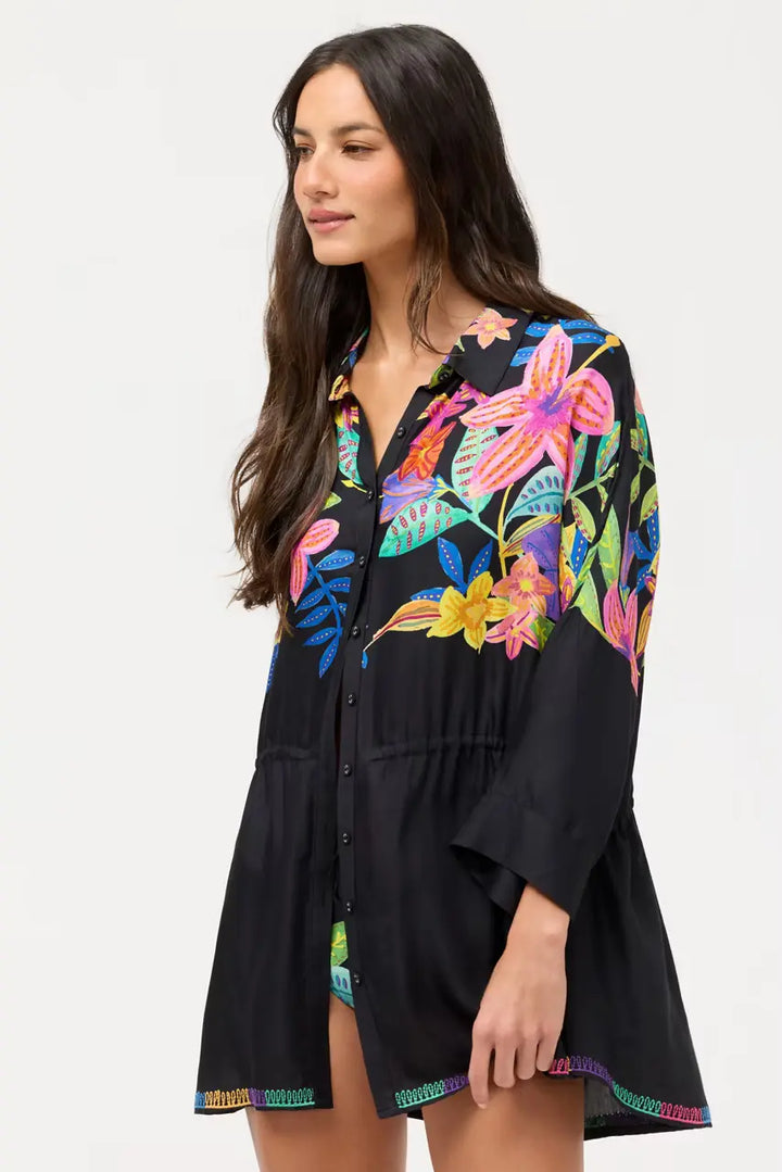 Johnny Was Scabioso Button Down Tunic 2
