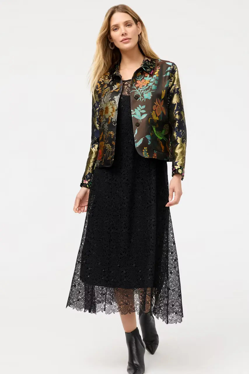 Johnny Was Limited Edition Jacquard Cropped Jacket 2