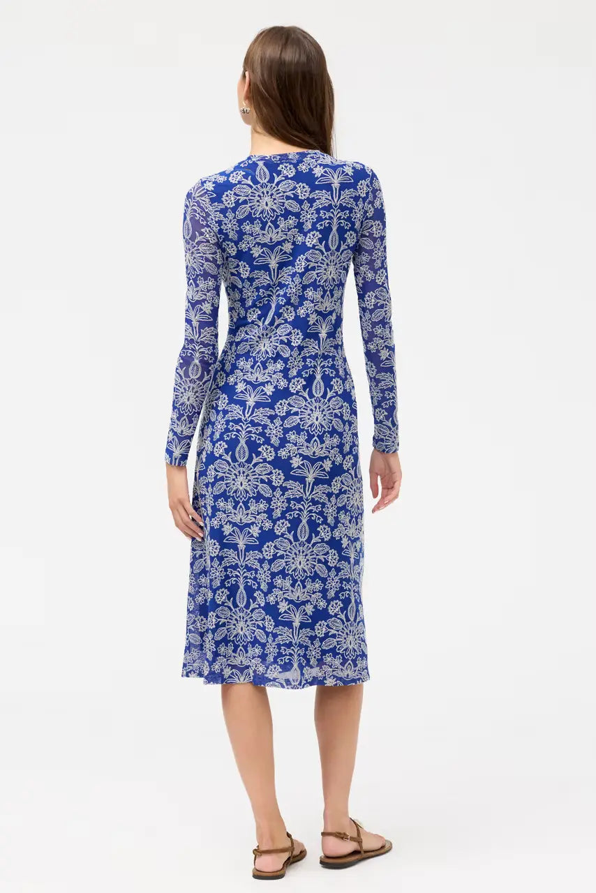 Johnny Was Shelly Midi Mesh Dress – Village Vogue Johnny Was Shelly Midi Mesh Dress – Village Vogue