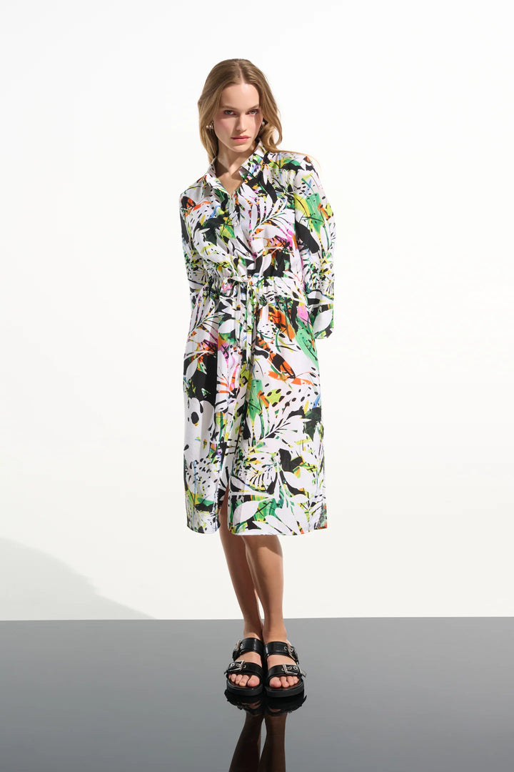 Joseph Ribkoff Crinkle Print Shirt Dress Style 261623 1