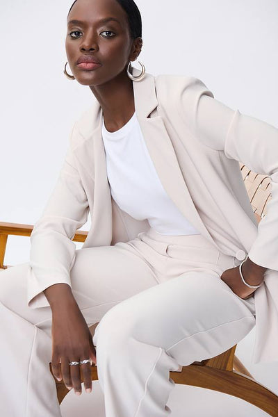 Moonstone Blazer Style 231064 Pose on Chair.