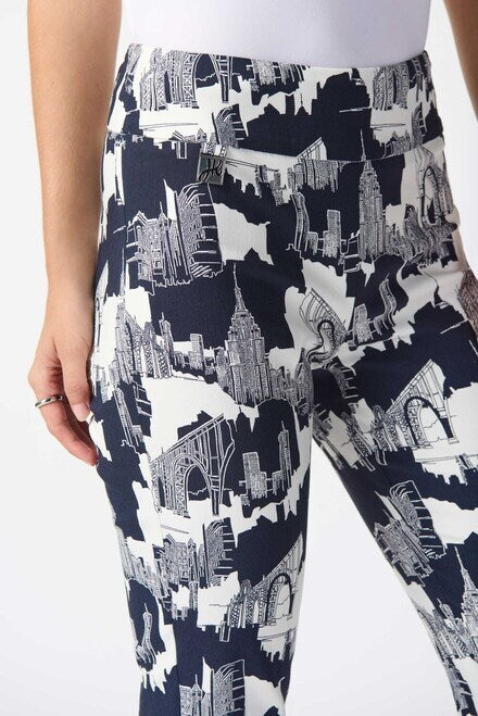 Joseph Ribkoff Cityscape Print Pants Style 242212 Detail