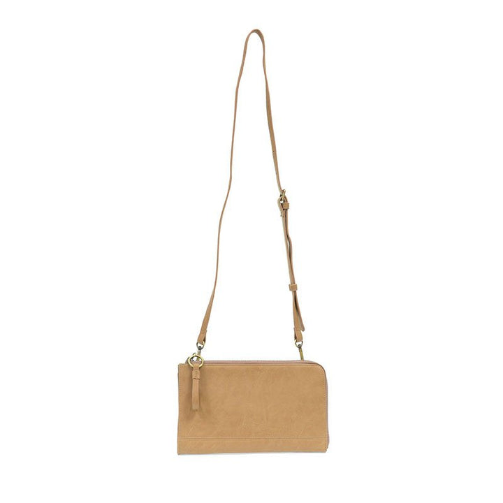Karina Convertible Wristlet & Wallet Wheatwith Strap.