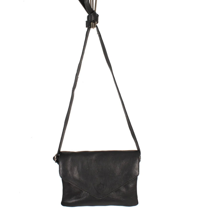 Latico Harbor Leather Crossbody Bag Black 2