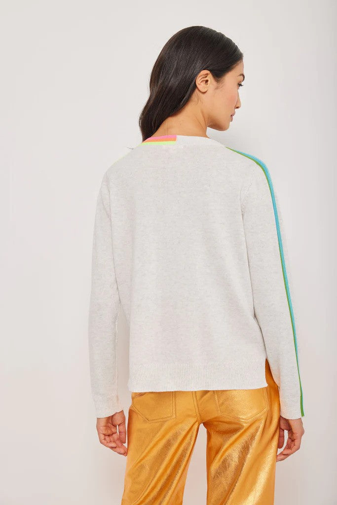Lisa Todd Color Code Sweater Mineral Back