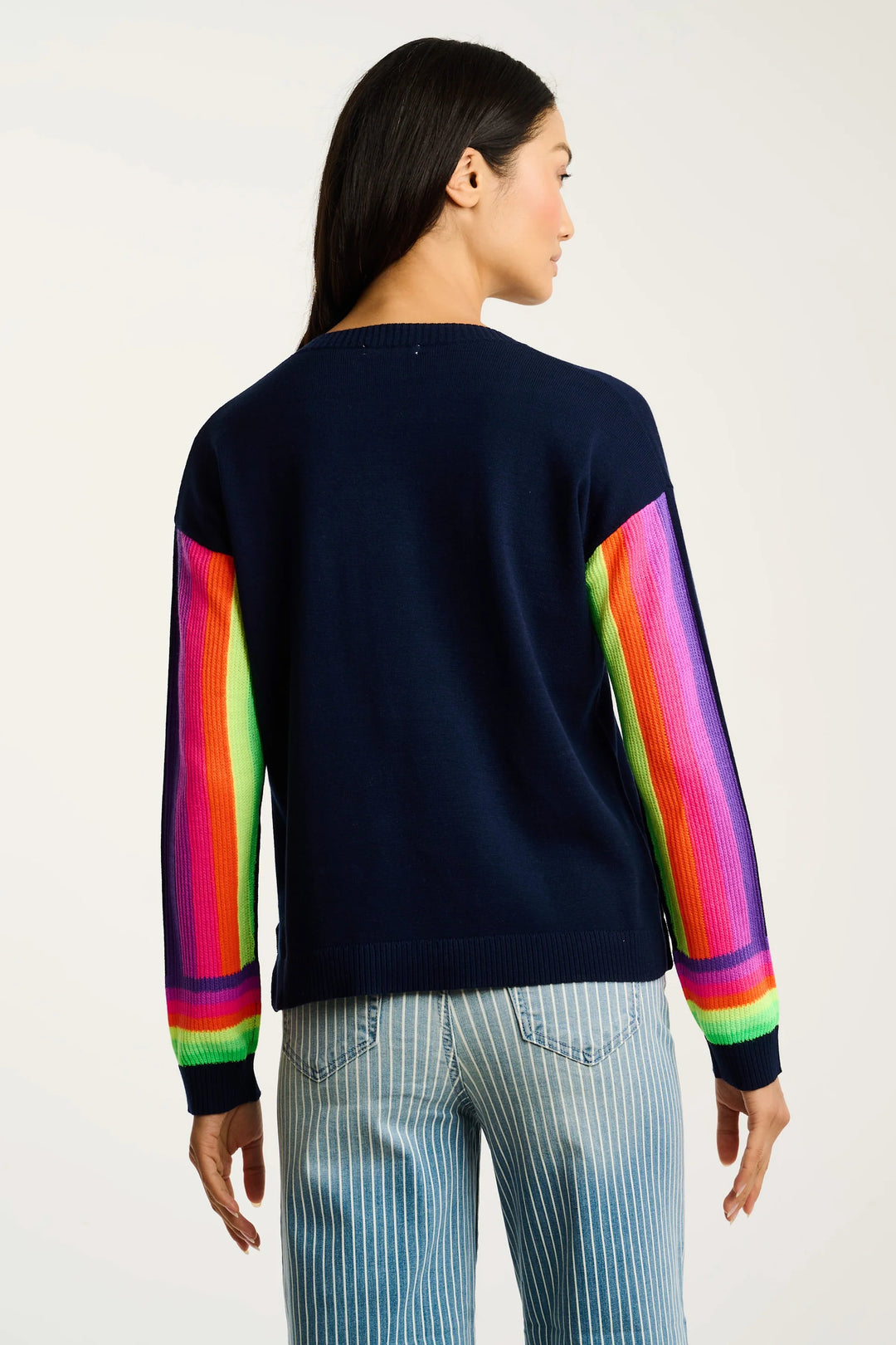 Lisa Todd Brite Side Sweater Navy 5