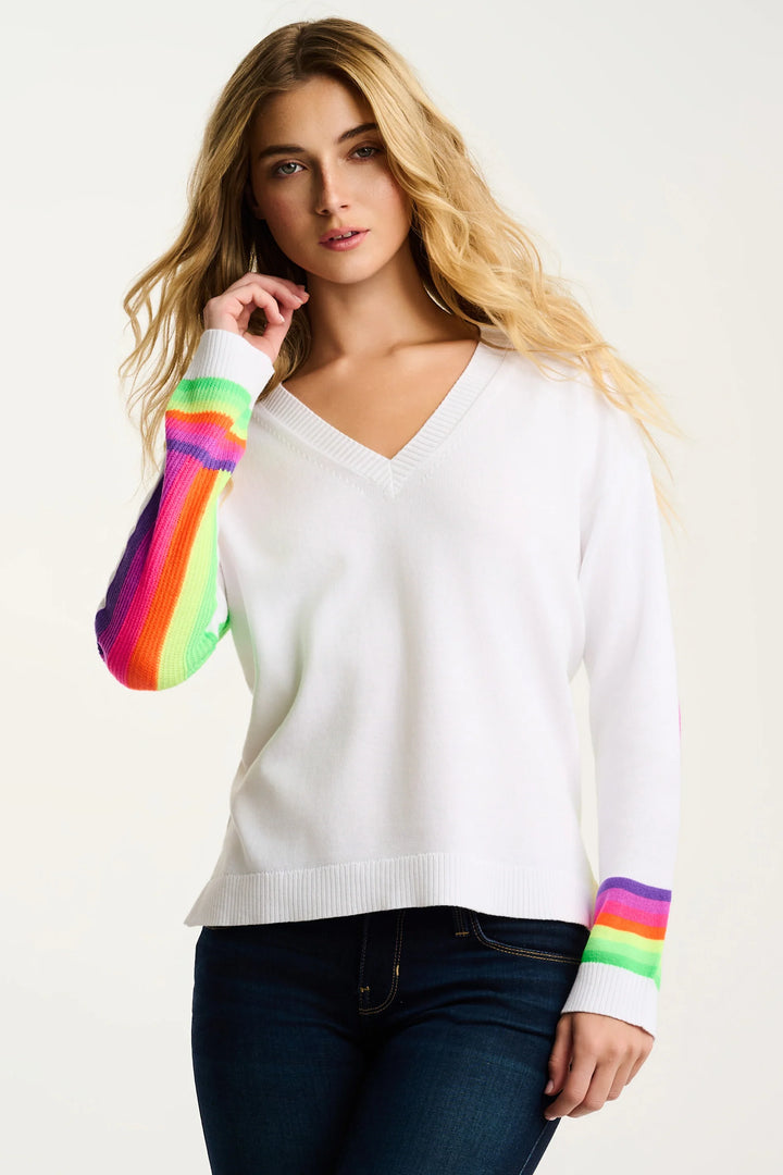Lisa Todd Brite Side Sweater White 1