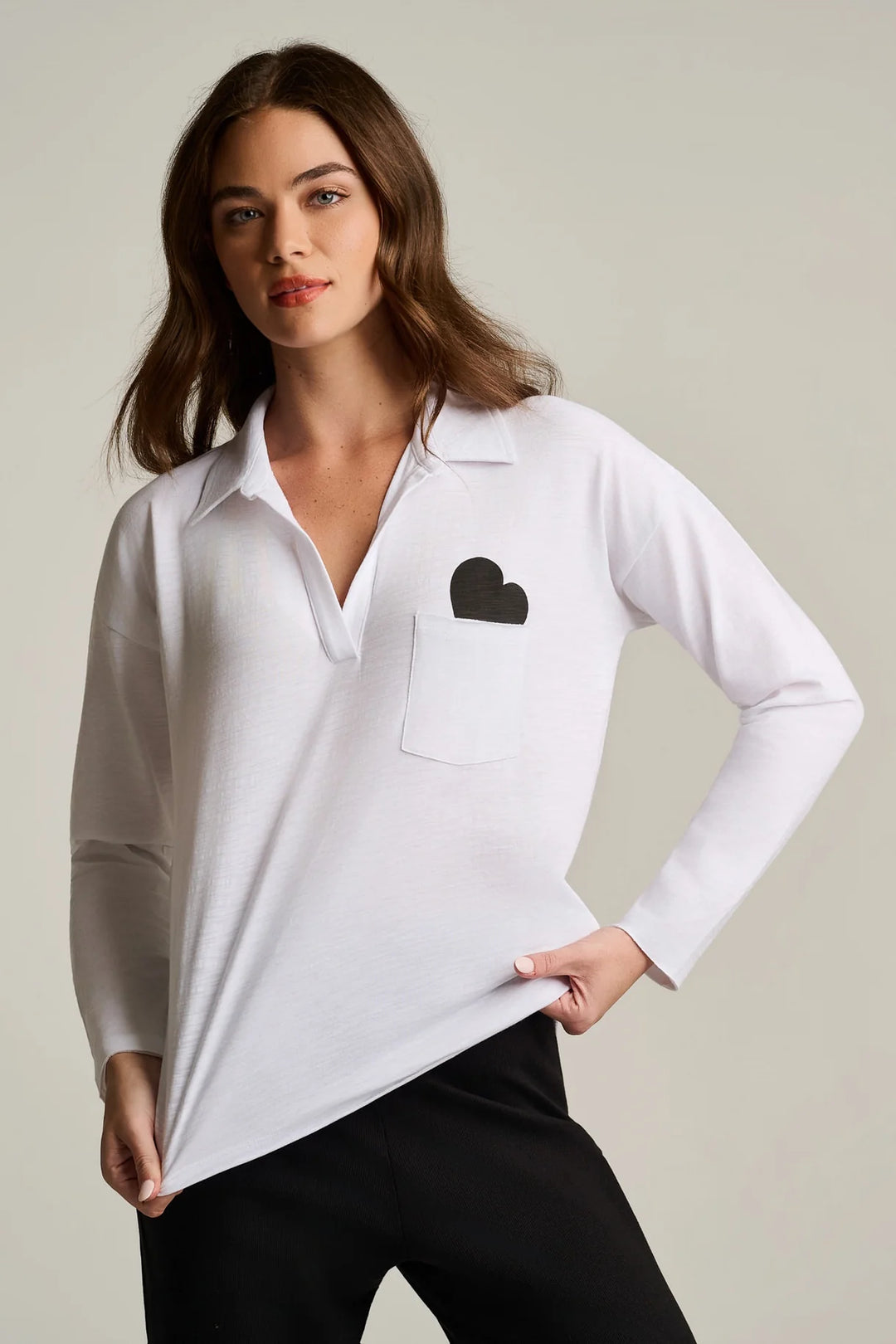 Lisa Todd Pocket Love Top White 3