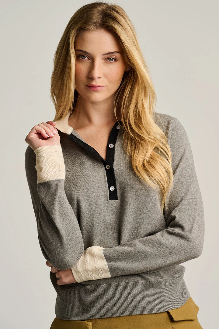 Lisa Todd Pop Posh Cotton Cashmere Polo