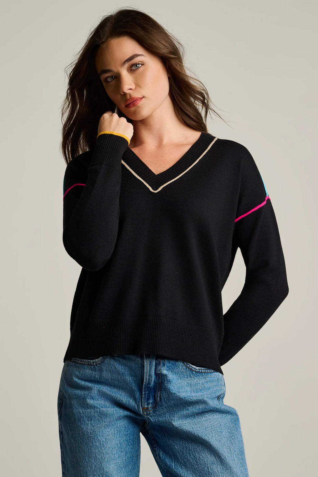 Lisa Todd Pop Stix Cotton Cashmere Sweater 1