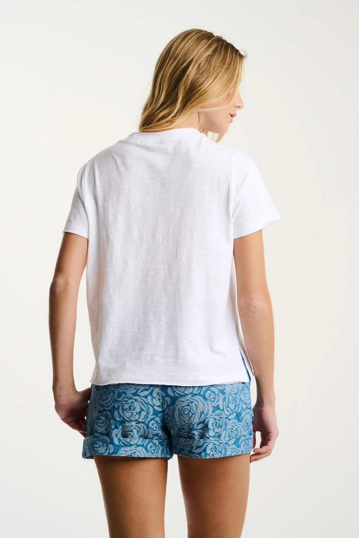 Lisa Todd  Posy Posse Cotton T-Shirt White 5