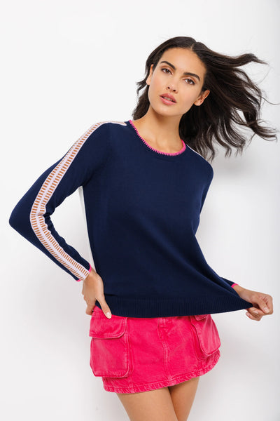 On Track Sweater Front