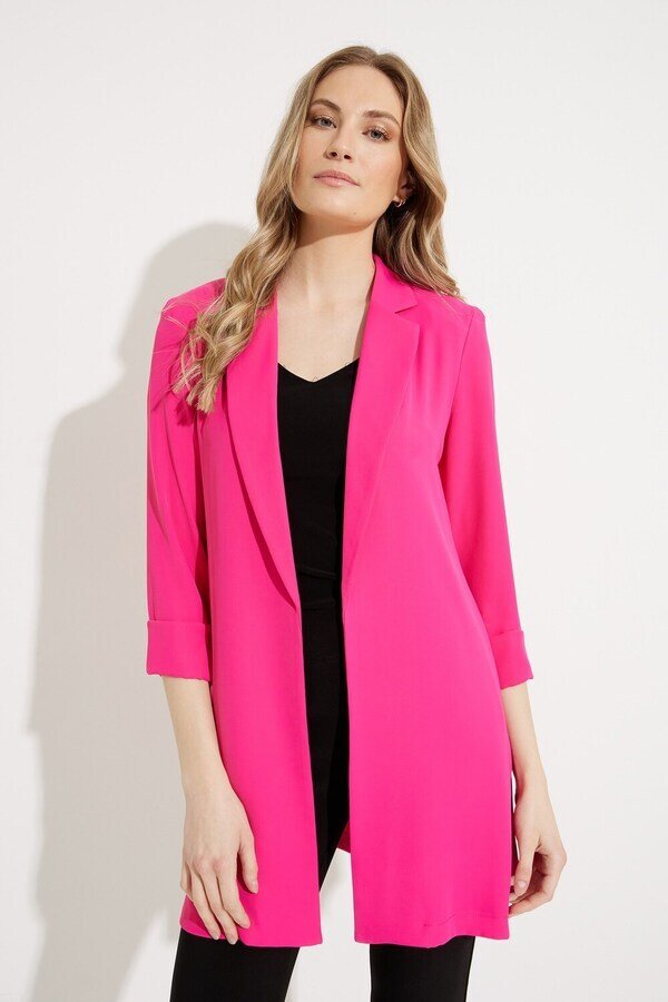 Oversized Blazer Style 211361 Dazzle Pink Front.