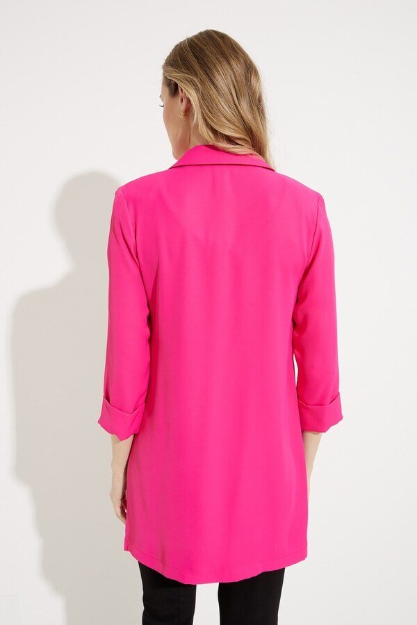 Oversized Blazer Style 211361 Dazzle Pink Back.