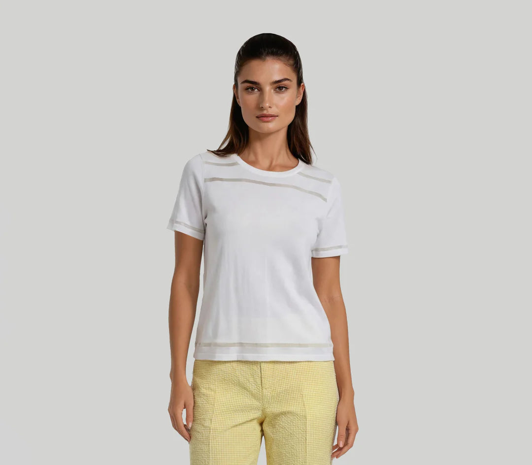 Peace of Cloth Short Sleeve Crew Sheer Bliss 1