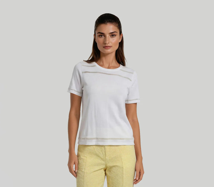 Peace of Cloth Short Sleeve Crew Sheer Bliss 1