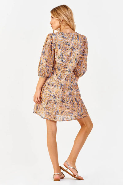 Paloma Deep-V Midi Dress The Healer Back.