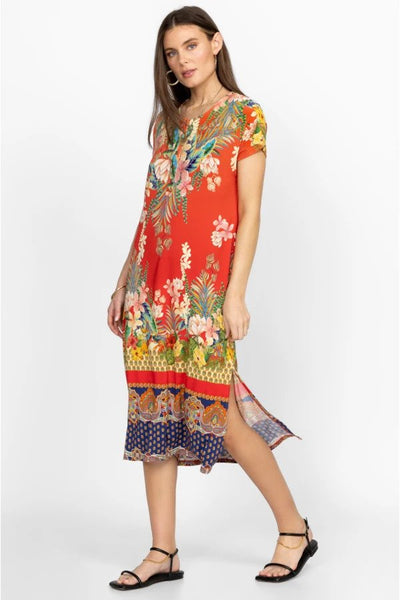 Rapsodia Maxi Henley Dress Full Side 