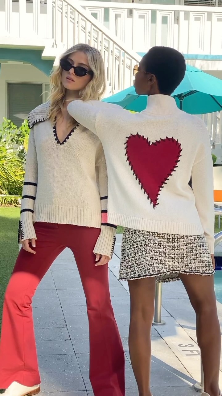 Romancin Sweater at Village Vogue