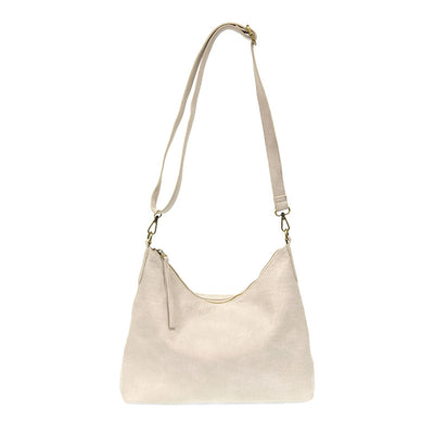 Selene Slouchy Hobo Bag with Braided Handle with Long Strap.